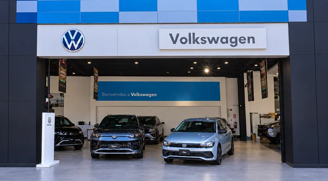 Entrada del taller Volkswagen Mannucci
