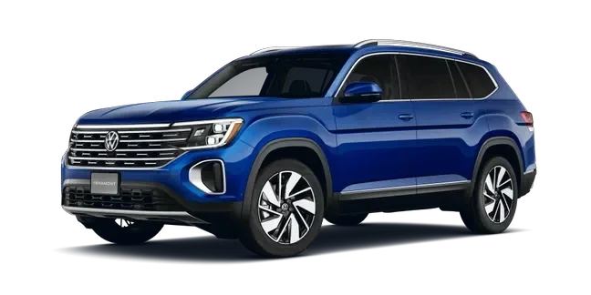 Volkswagen Teramont visto de frente y de lado